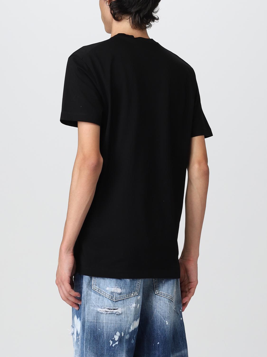 Tシャツ・カットソー DSQUARED2 Men T-shirt Black 1 S74GD1253D20020 860 DSQUARED2: T-shirt men - Black | Dsquared2 t-shirt