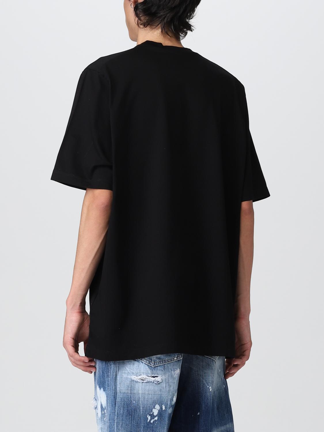 DSQUARED2: T-shirt men - Black | Dsquared2 t-shirt