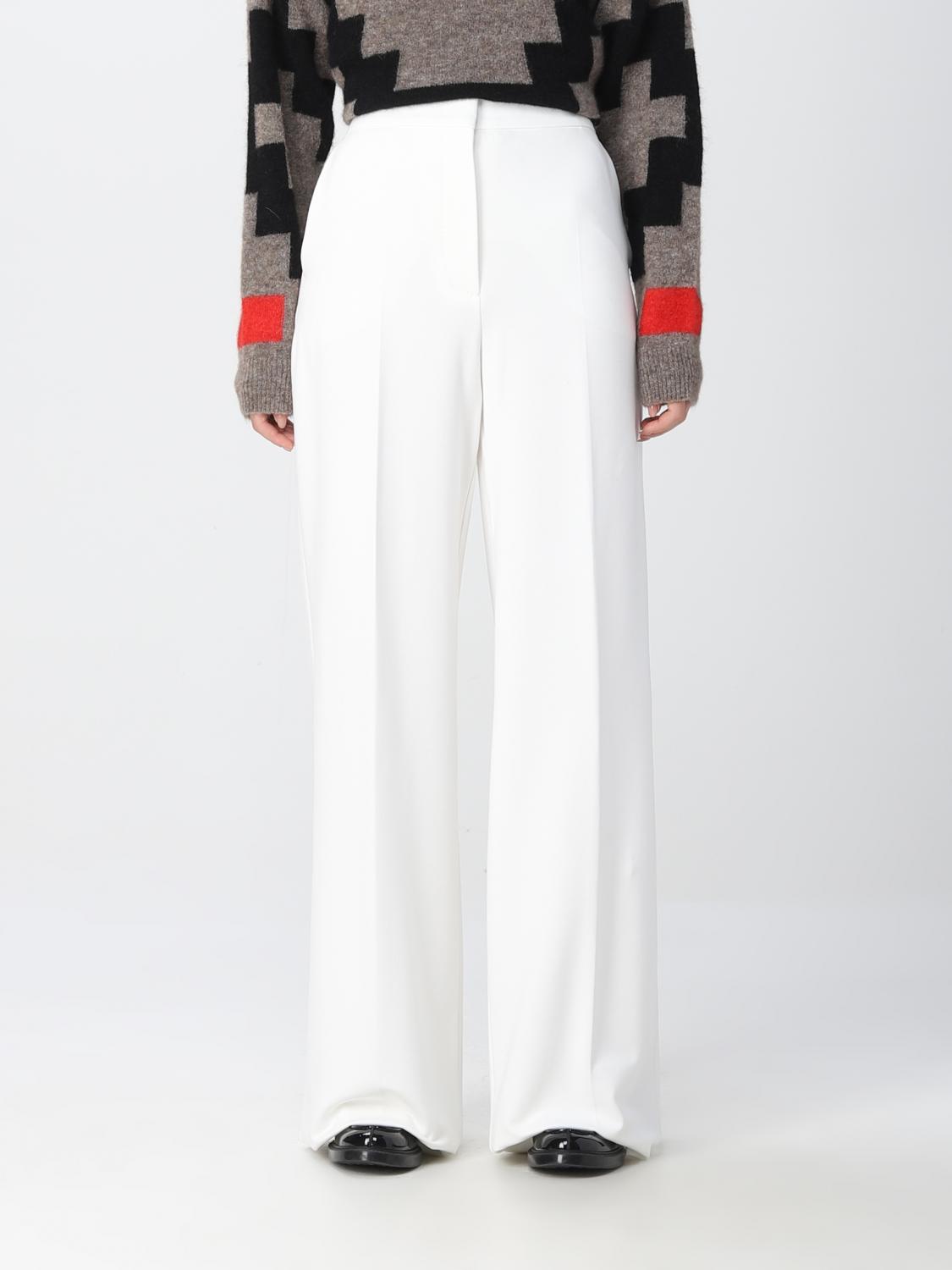 MAX MARA PANTS: Pants women Max Mara, White - Img 1