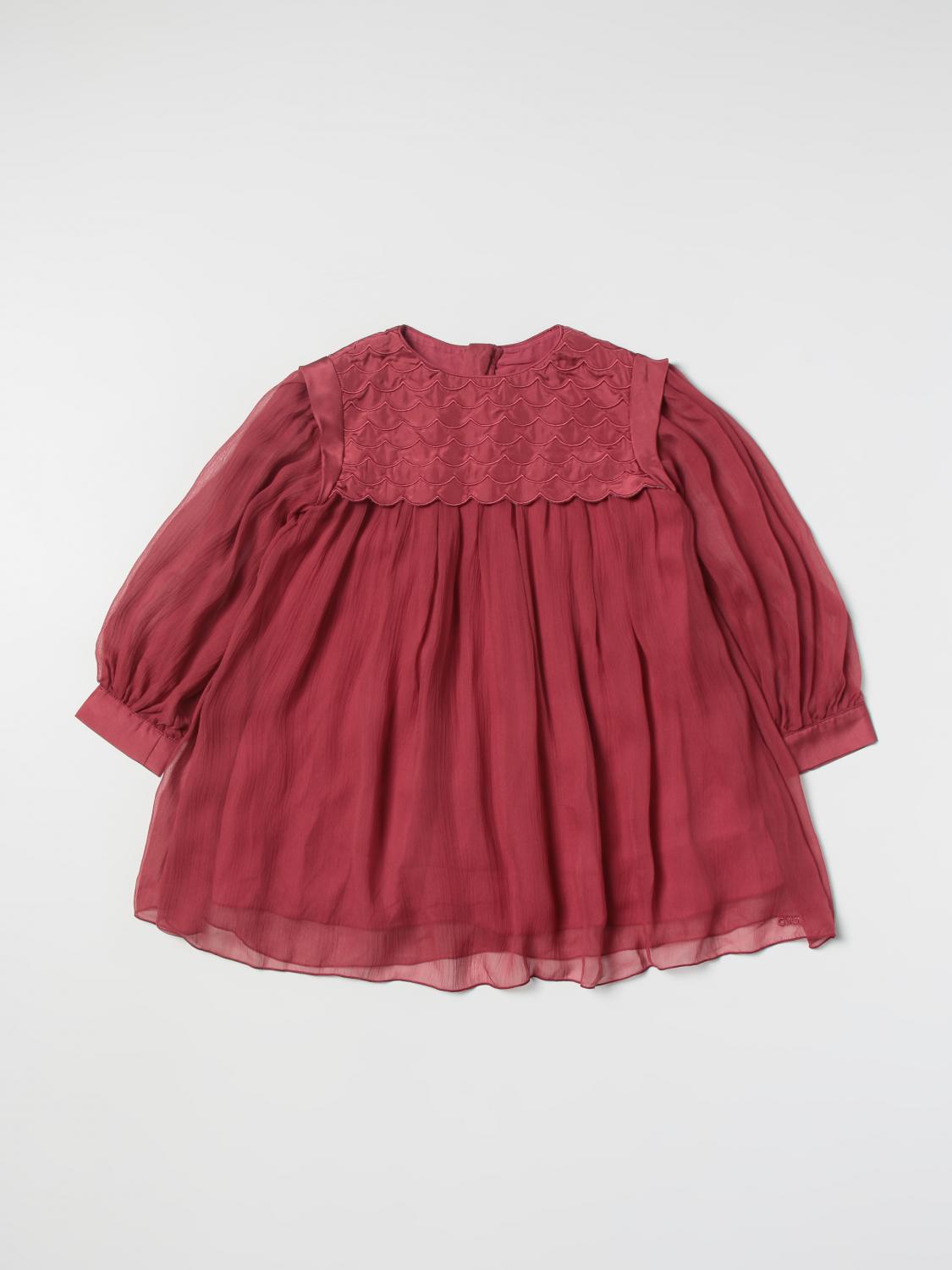 CHLOÉ VESTIDO: Vestido niños ChloÉ, Granate - Img 1