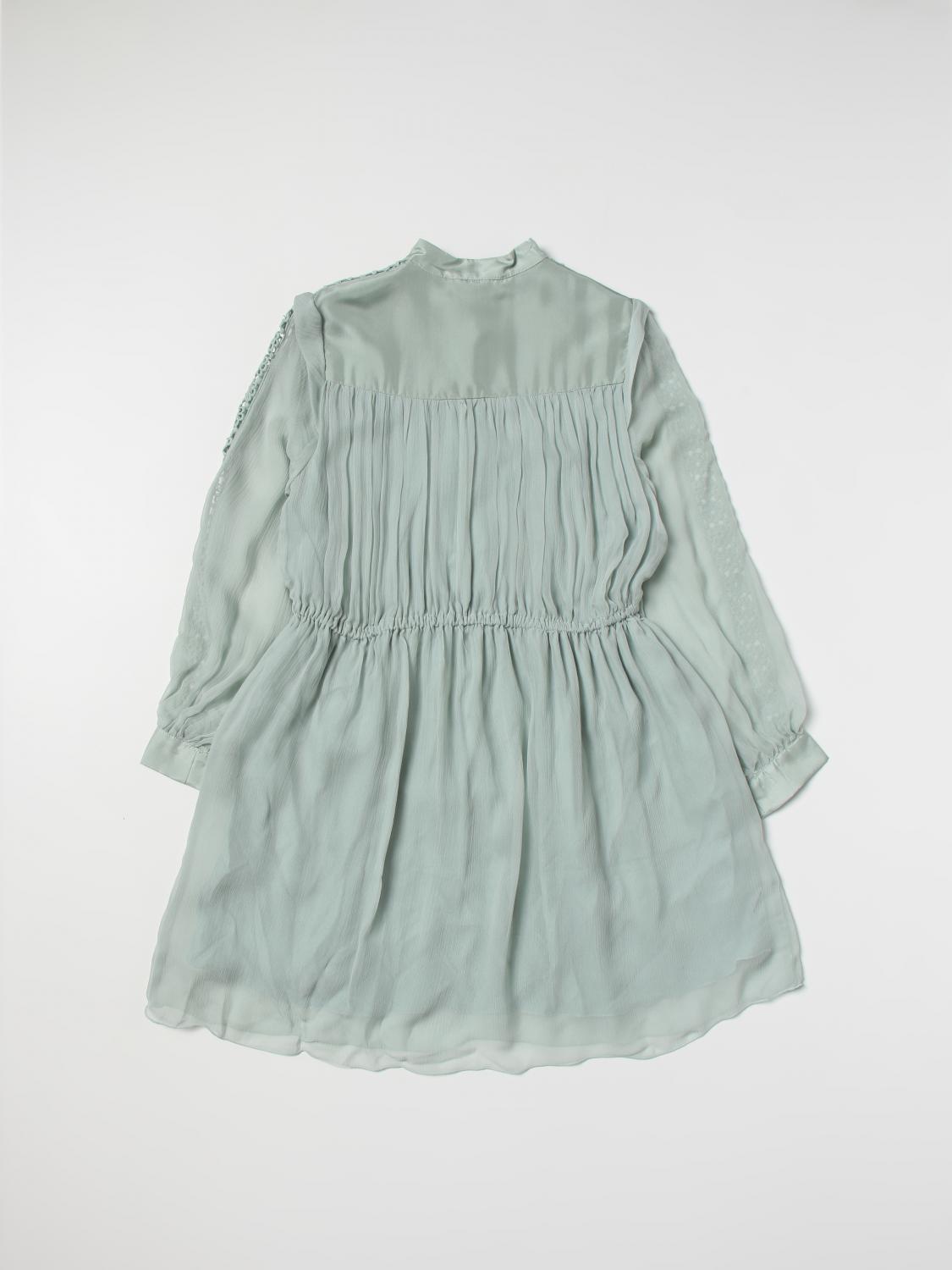 CHLOÉ VESTIDO: Vestido niños ChloÉ, Verde - Img 2