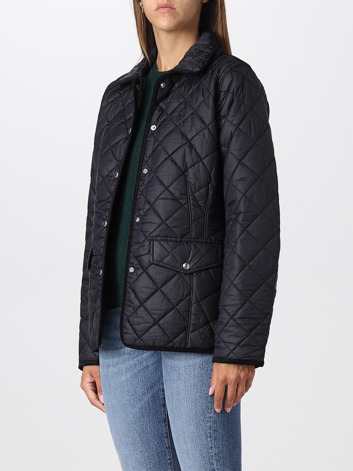 POLO RALPH LAUREN JACKET: Coat women Polo Ralph Lauren, Black - Img 3