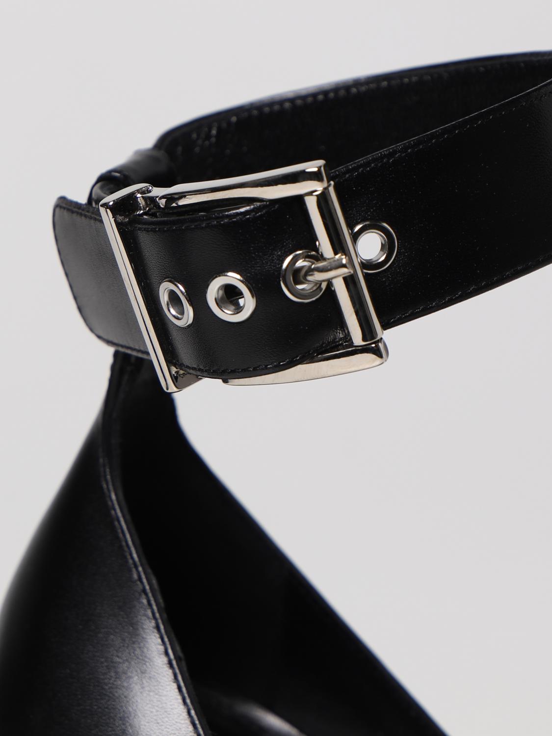 MCQUEEN HIGH HEEL SHOES: McQueen Pump Punk leather pumps, Black - Img 4