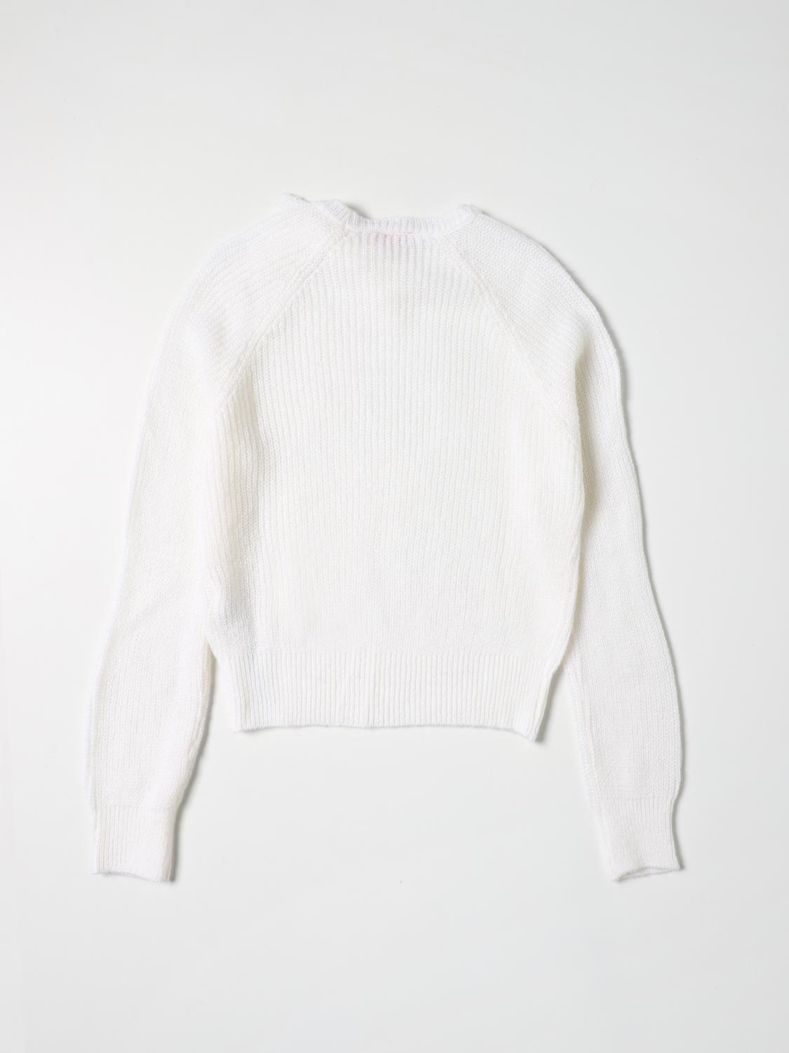 LIU JO PULLOVER: Liu Jo Mädchen Pullover, Weiß - Img 2
