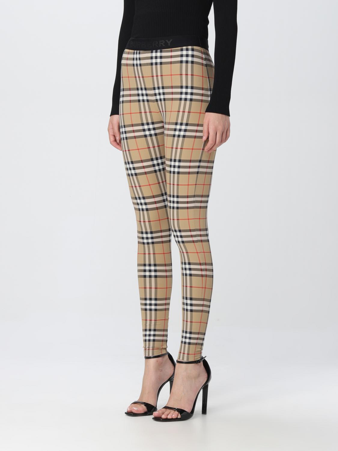 BURBERRY: women's pants - Beige | Burberry pants 8049478