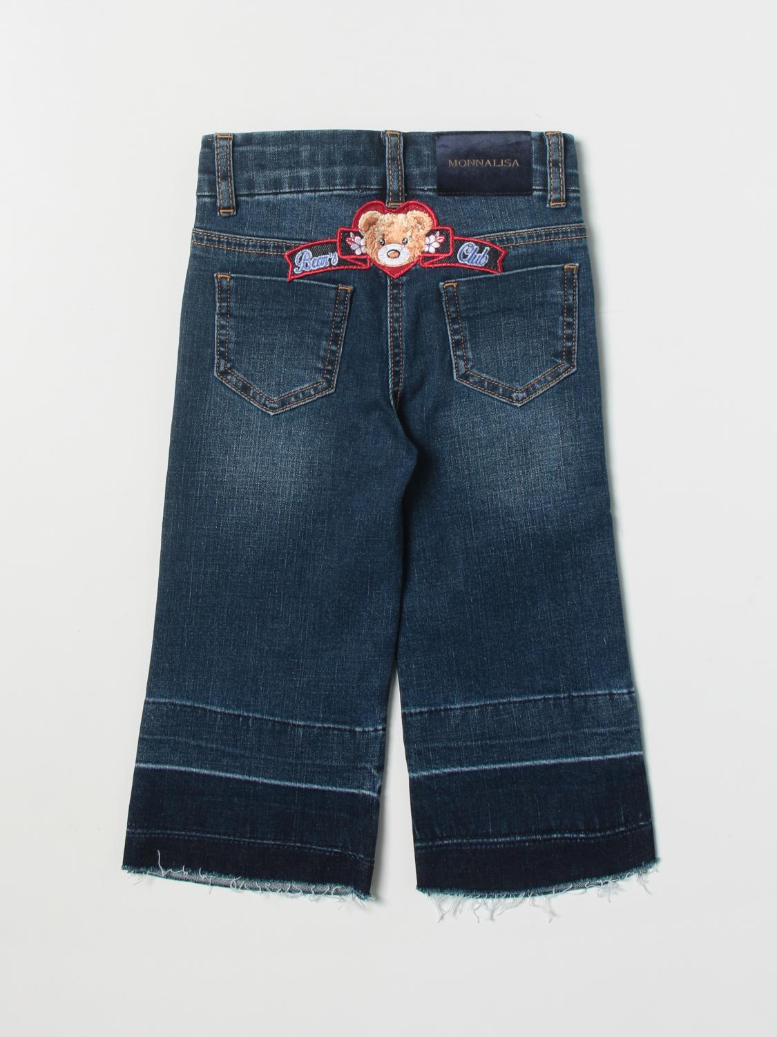 MONNALISA JEANS: Vaquero niños Monnalisa, Denim - Img 2