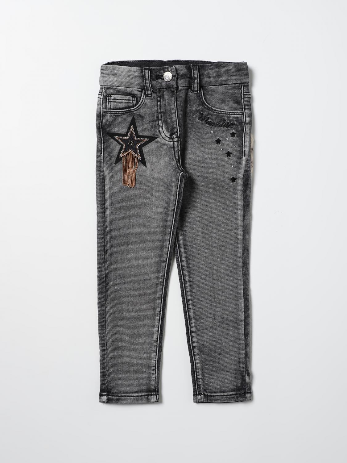 MONNALISA JEANS: Vaquero niños Monnalisa, Negro - Img 1