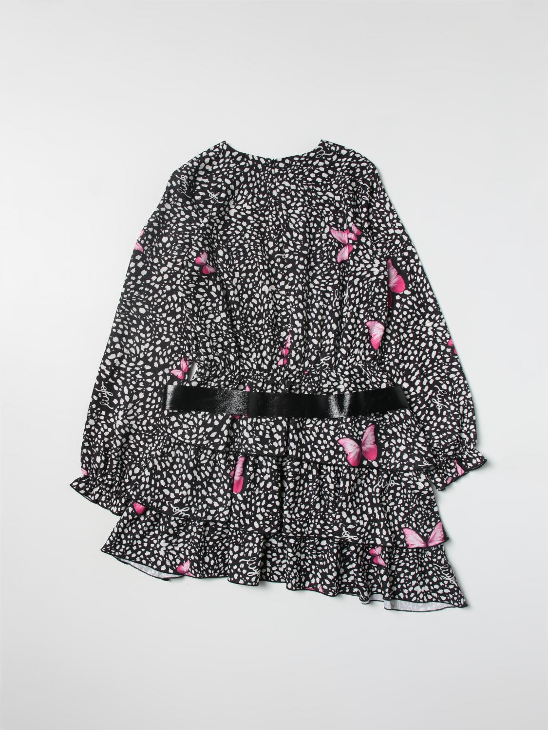 LIU JO VESTIDO: Vestido niños Liu Jo, Negro - Img 2