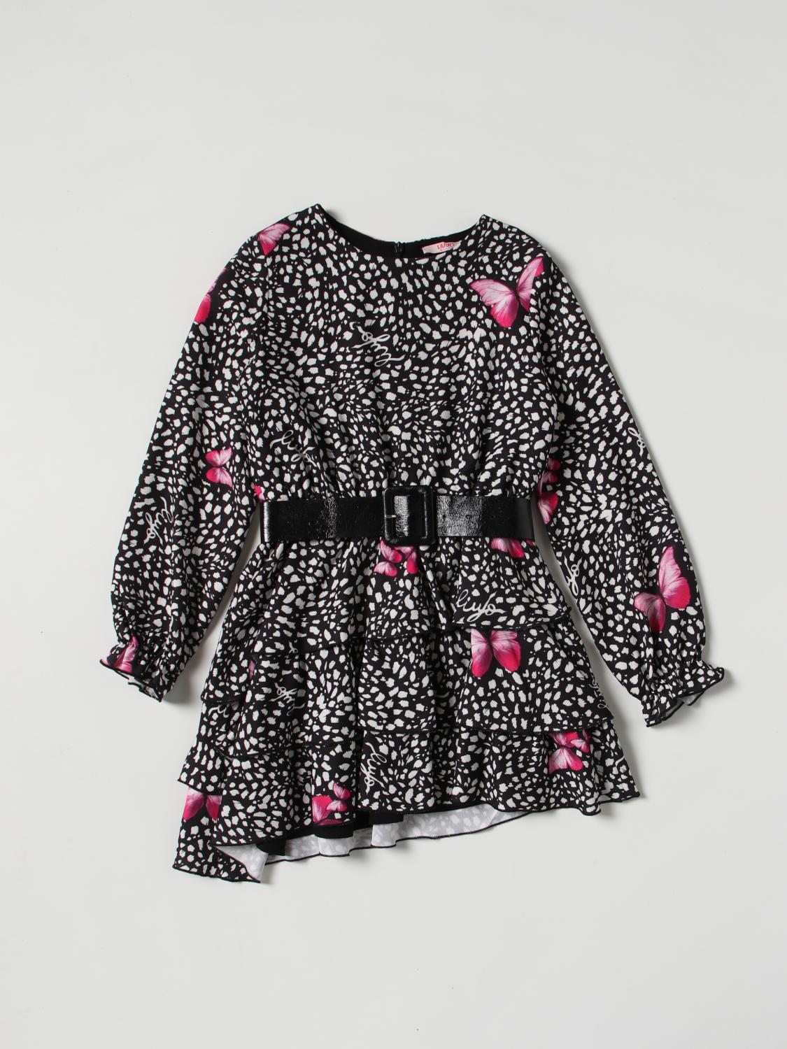 LIU JO KLEID: Liu Jo Mädchen Kleid, Schwarz 1 - Img 1