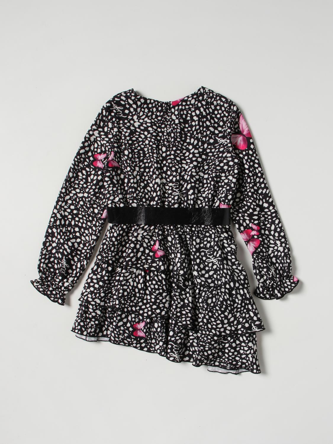 LIU JO KLEID: Liu Jo Mädchen Kleid, Schwarz 1 - Img 2