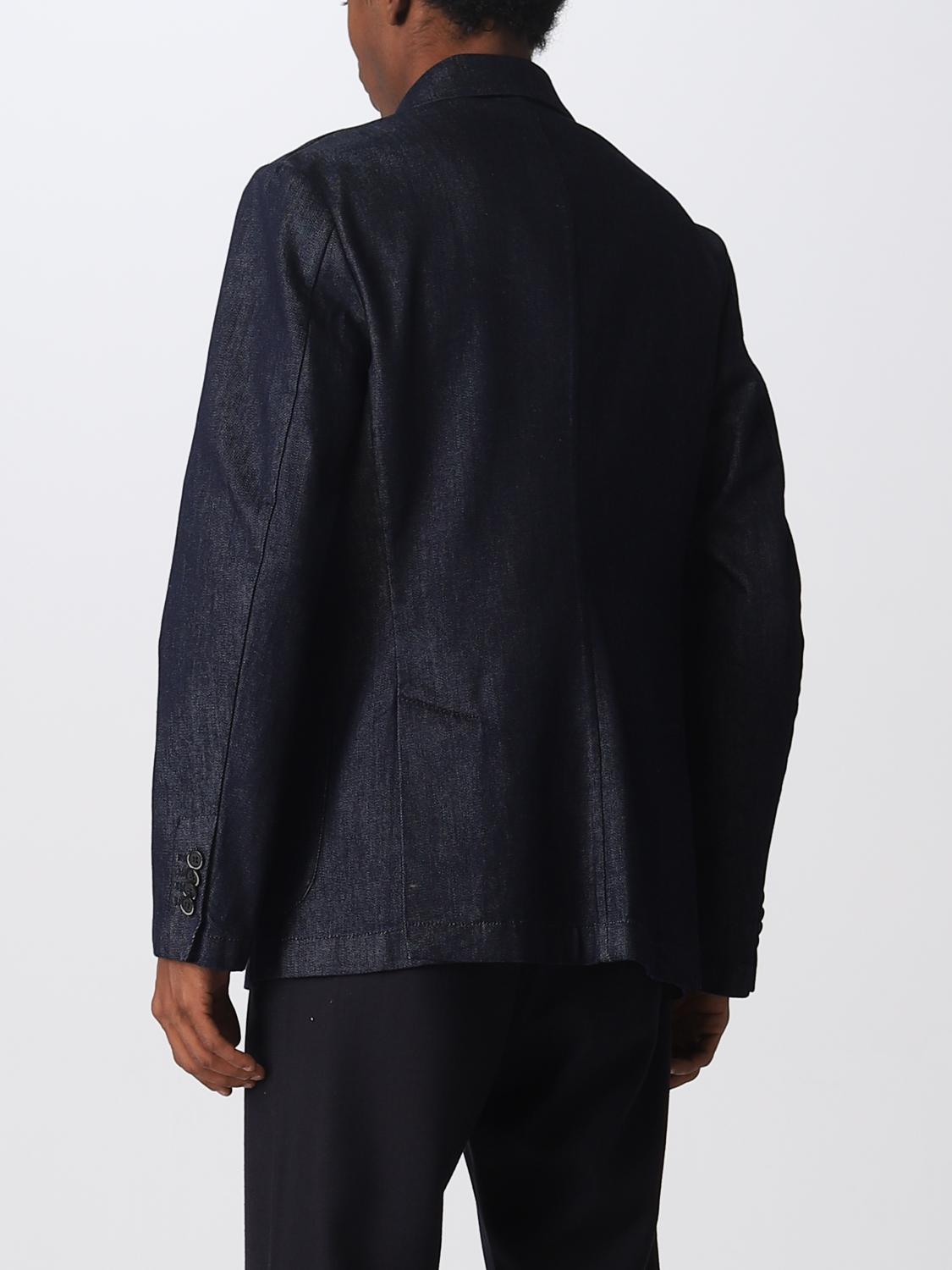 BARENA JACKET: Jacket men Barena, Navy - Img 2