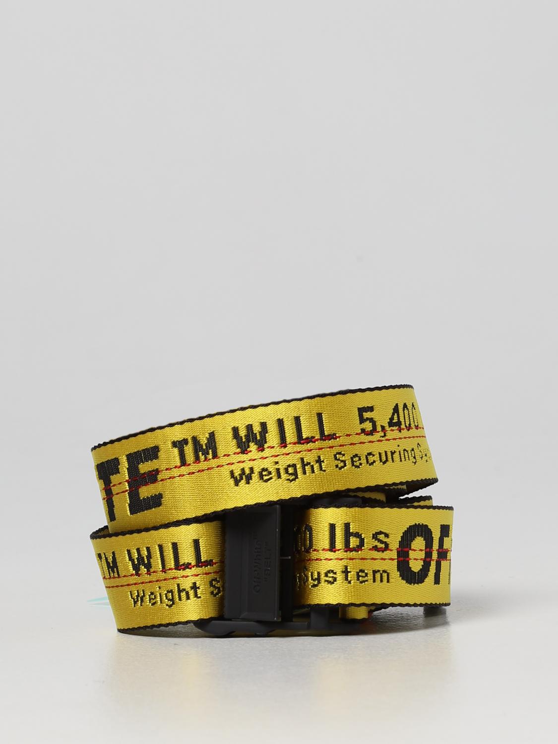 OFF-WHITE GÜRTEL: Off-White Damen Gürtel, Gelb - Img 1