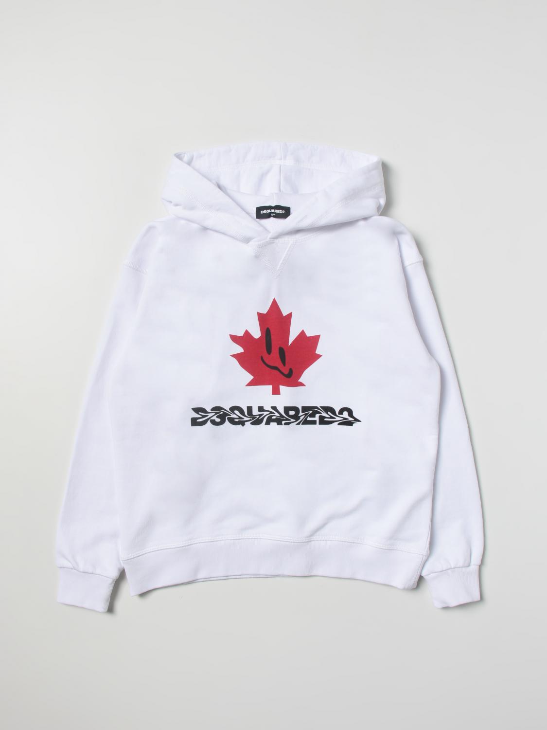 DSQUARED2 SWEATER: Sweater kids Dsquared2 Junior, White - Img 1