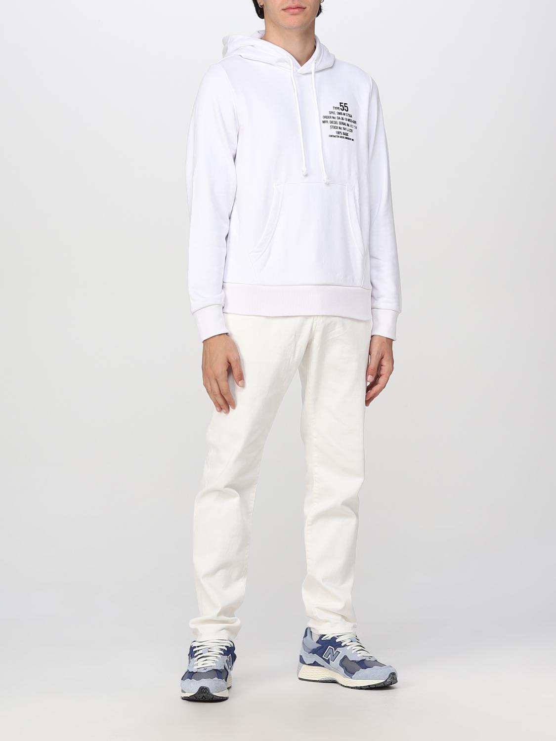 DIESEL SWEATSHIRT: Sweatshirt men Diesel, White - Img 2