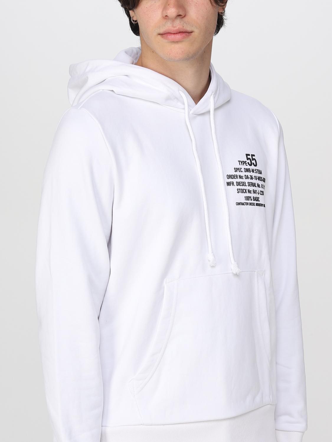 DIESEL SWEATSHIRT: Sweatshirt men Diesel, White - Img 4