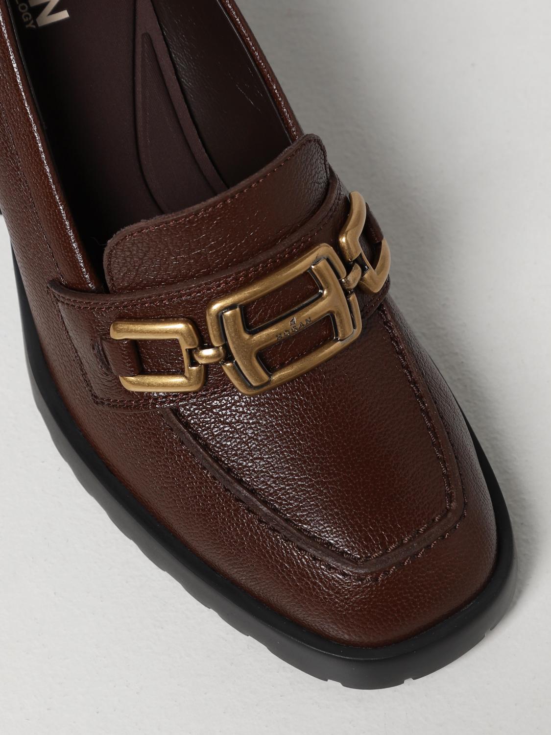 シューズ・サンダルその他 HOGAN Woman High heel shoes Brown HXW6230E050RXQ S601 Hogan Outlet: Shoes women - Brown | Hogan high heel shoes