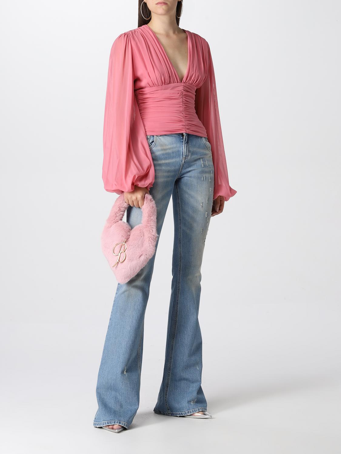 BLUMARINE TOP: Blumarine Damen Pullover, Baby Pink - Img 2
