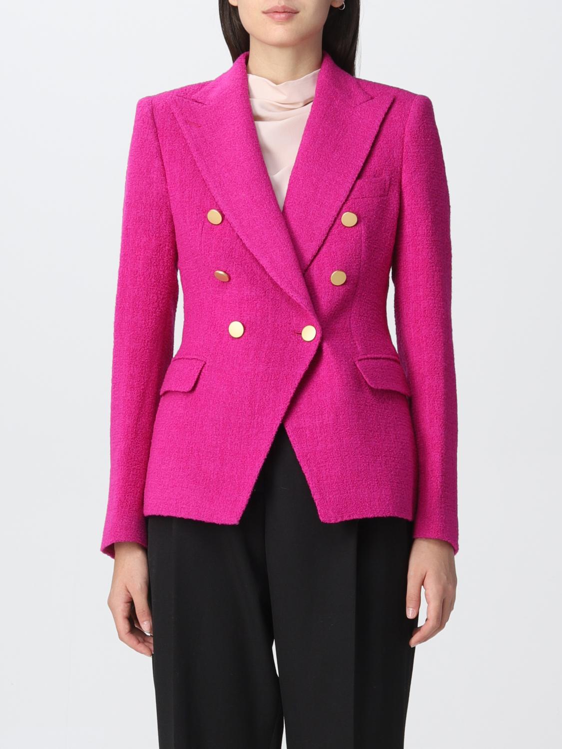 ジャケット TAGLIATORE Tagliatore Jackets Pink TAGLIATORE: Jacket women - Pink | Tagliatore blazer