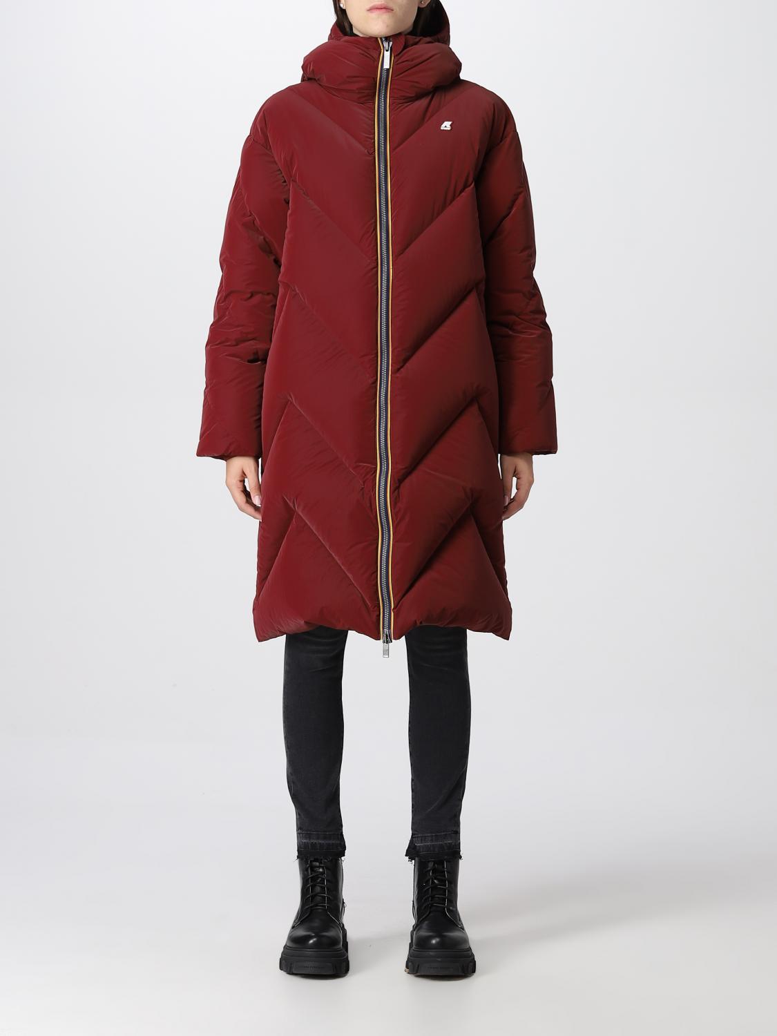 K-WAY JACKET: Coat women K-way, Red - Img 1