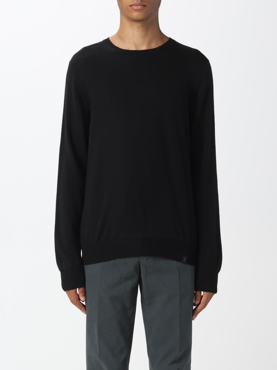 FAY 毛衣: 毛衣 男士 Fay, 黑色 - Img 1