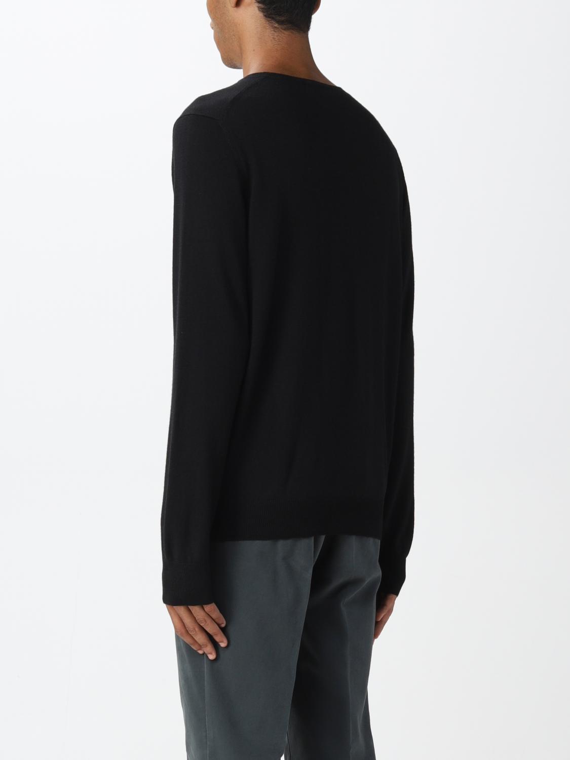 FAY 毛衣: 毛衣 男士 Fay, 黑色 - Img 2