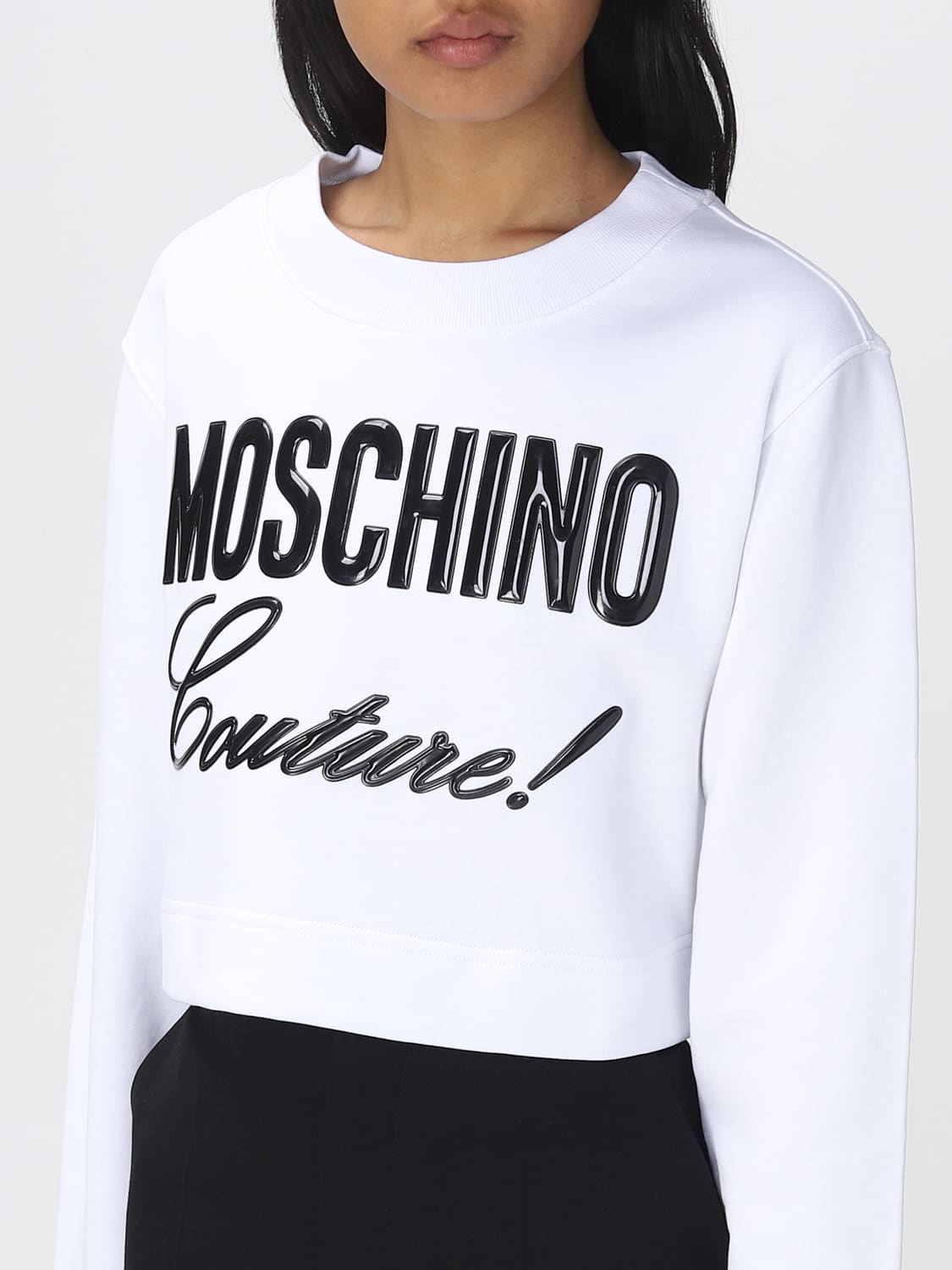 T-shirt Moschino Femme - Taille 38 - Blanc 100% Coton - Neuf Avec étiquettes - Modèle 2002