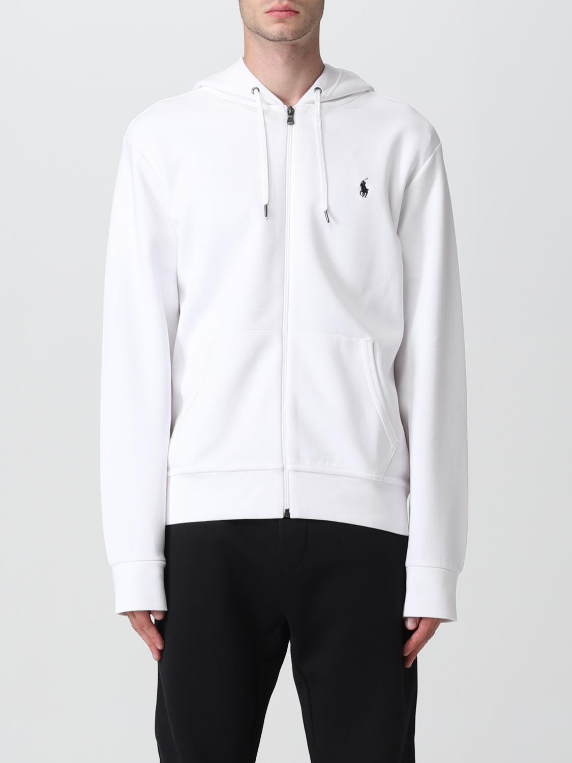 POLO RALPH LAUREN SWEATSHIRT: Sweatshirt men Polo Ralph Lauren, White - Img 1