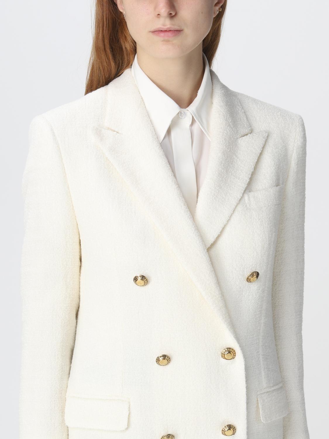TAGLIATORE: Jacket women - Yellow Cream | Tagliatore blazer