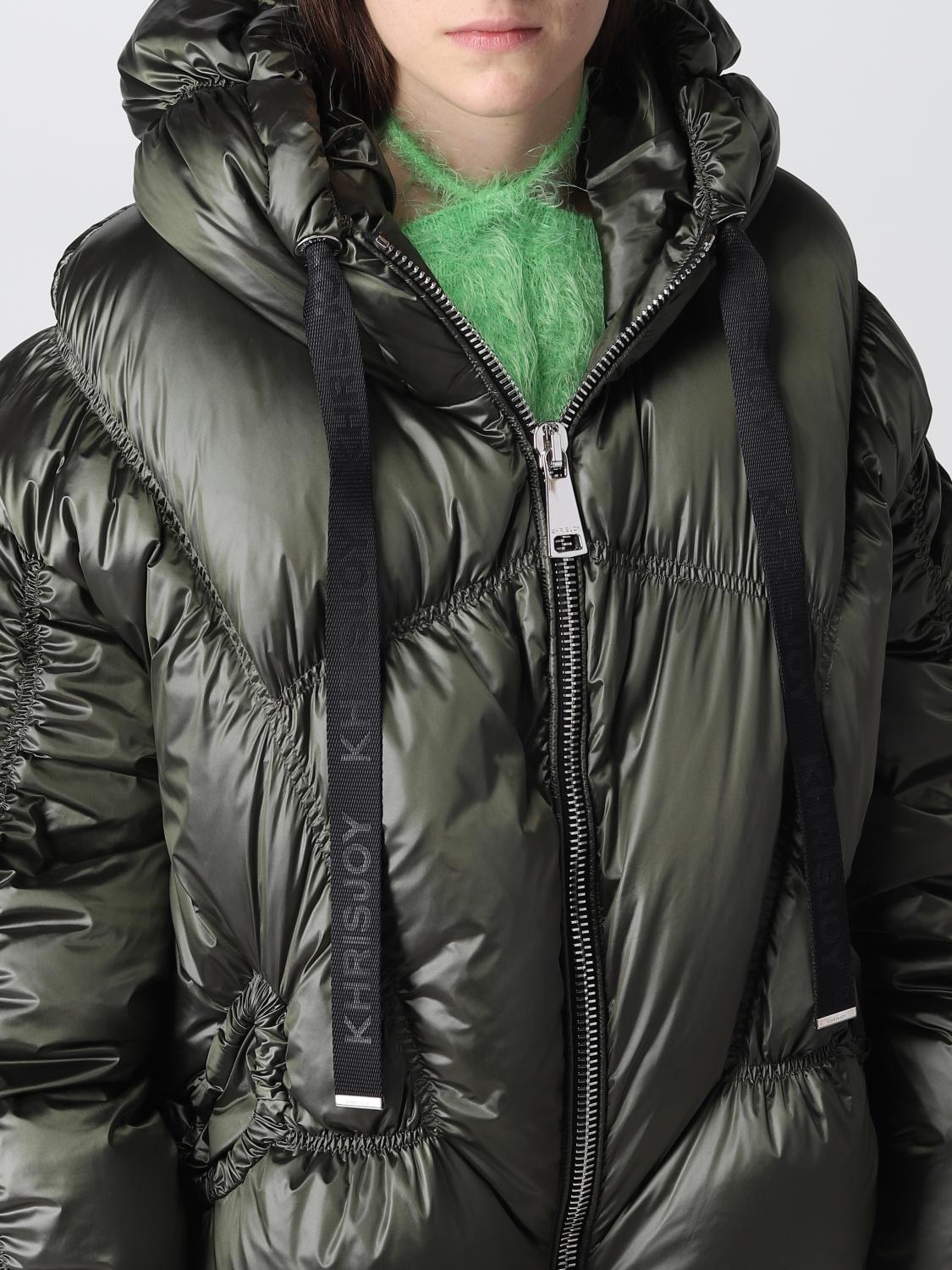 ジャケット KHRISJOY Woman Jacket Green AFPW001NY SG135 Khrisjoy Outlet: Jacket woman - Green | Khrisjoy jacket