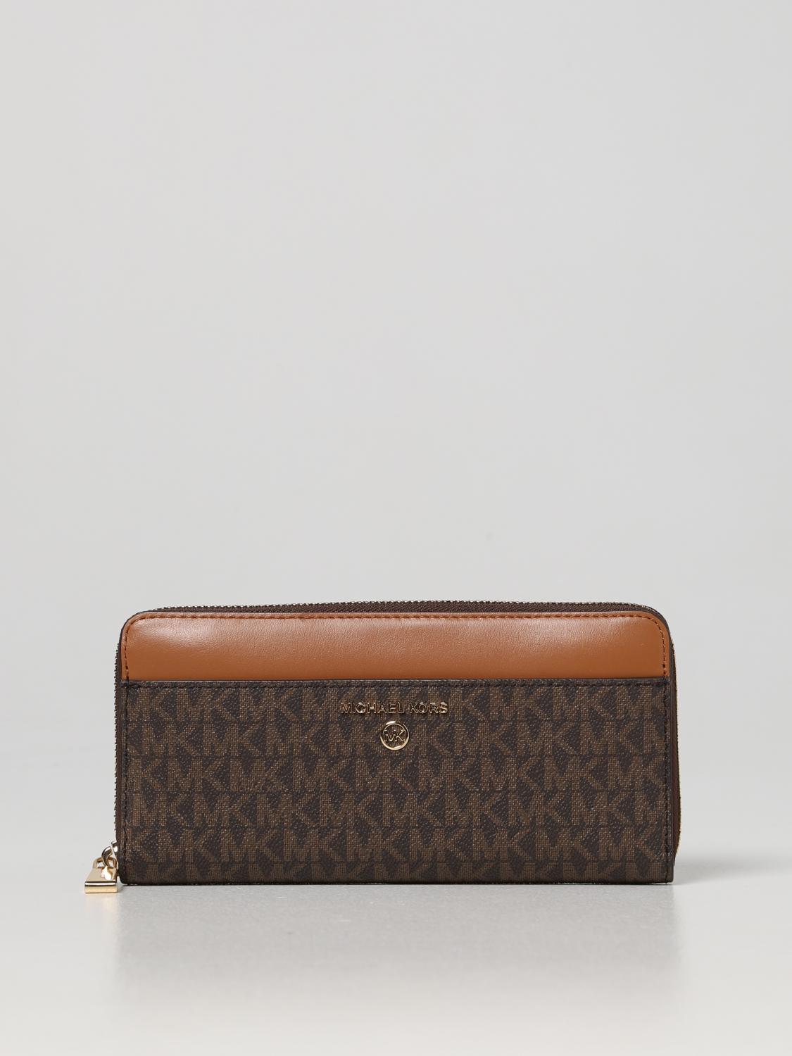 MICHAEL KORS WALLET: Wallet women Michael Kors, Brown - Img 1