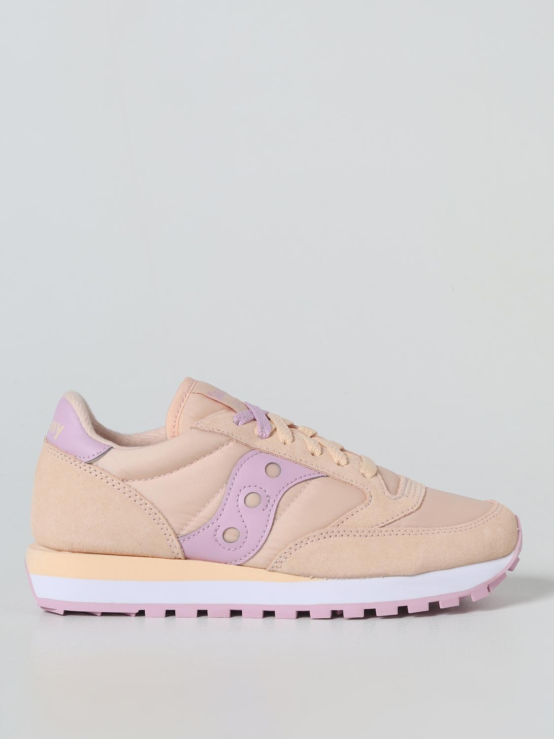 SAUCONY SNEAKERS: Sneakers Jazz Original Saucony in camoscio e nylon, Albicocca - Img 1