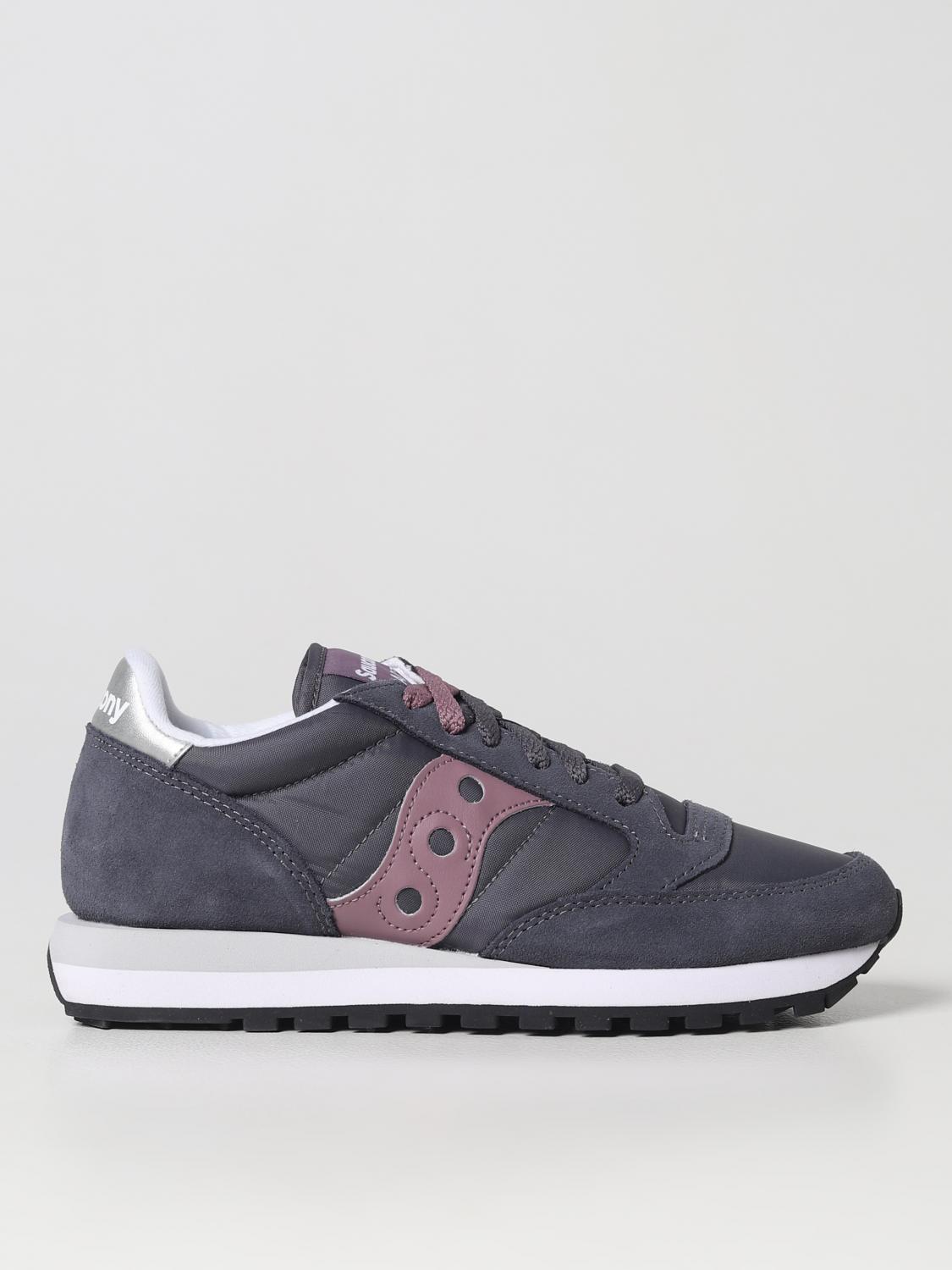 SAUCONY SNEAKERS: Sneakers Jazz Original Saucony in camoscio e nylon, Grigio 1 - Img 1