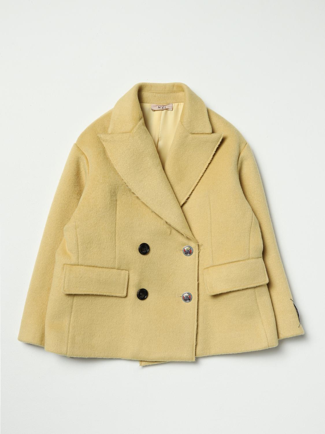 N° 21 CHAQUETA: Abrigo niños N° 21, Amarillo - Img 1