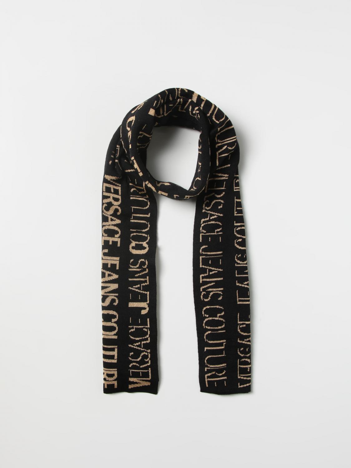 VERSACE JEANS COUTURE SCARF: Scarf men Versace Jeans Couture, Black - Img 2