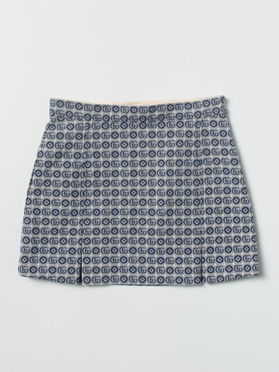 GUCCI FALDA: Falda niños Gucci, Azul Oscuro - Img 1