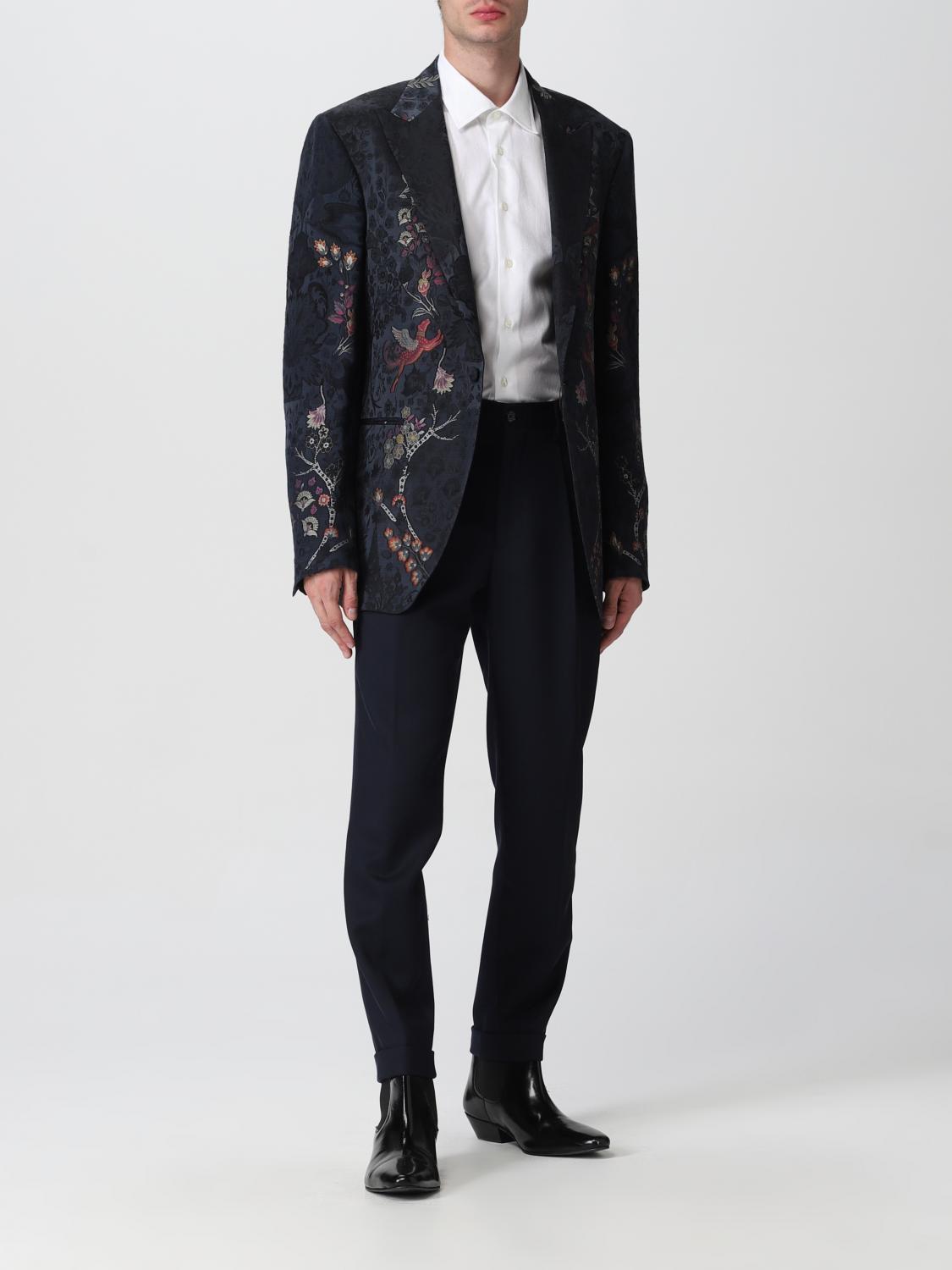 ETRO BLAZER: Etro men's blazer, Blue - Img 2
