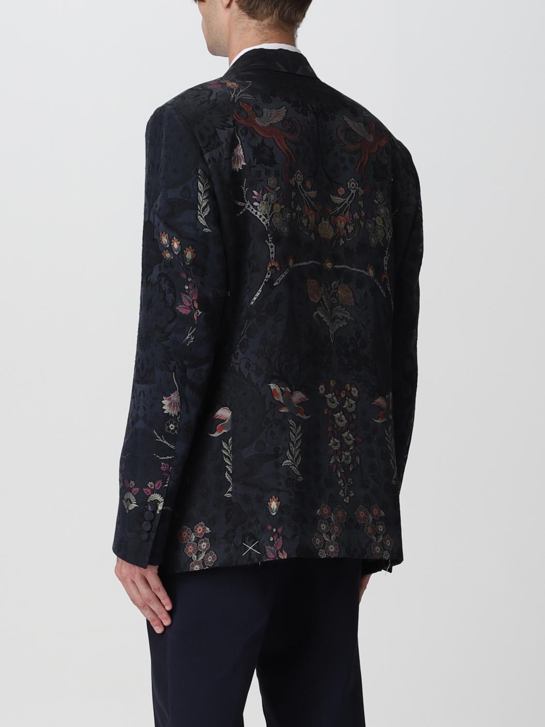 ETRO BLAZER: Etro men's blazer, Blue - Img 3