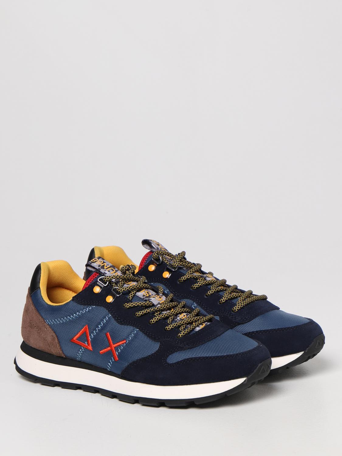 SUN68 BASKETS: Baskets homme Sun 68, Bleu - Img 2