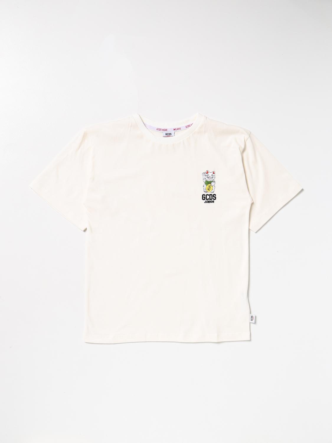 GCDS JUNIOR CAMISETA: Camisetas niños GCDS, Blanco - Img 1