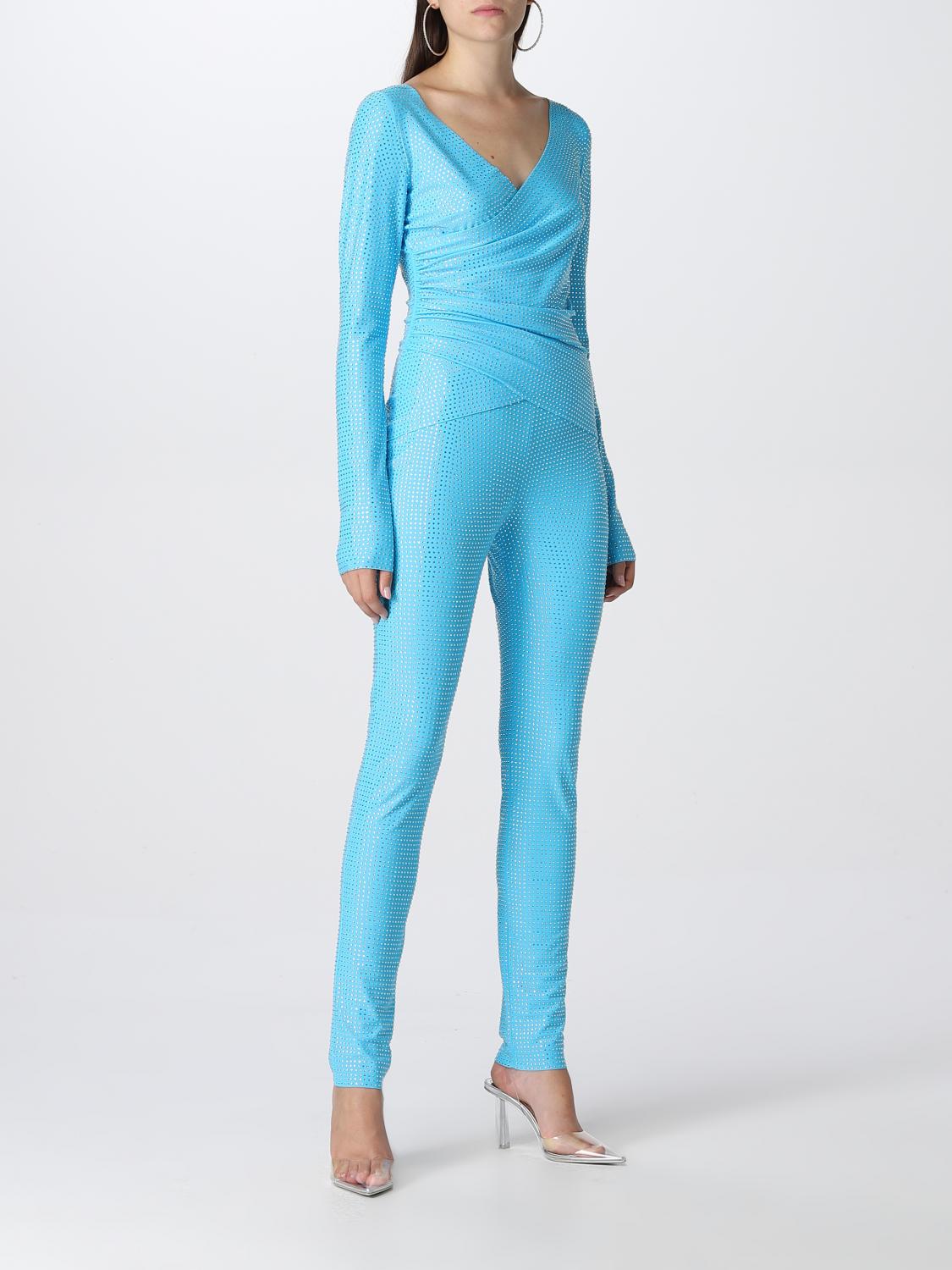 GIUSEPPE DI MORABITO PANTS: Pants women Giuseppe Di Morabito, Blue - Img 2