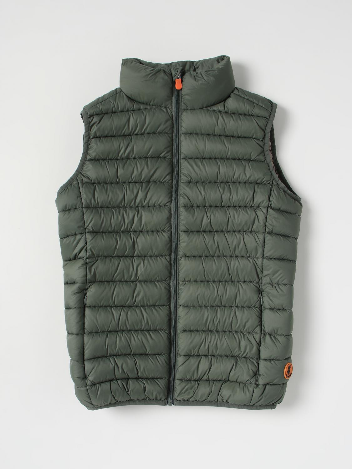 SAVE THE DUCK WAISTCOAT: Waistcoat kids Save The Duck, Green - Img 1