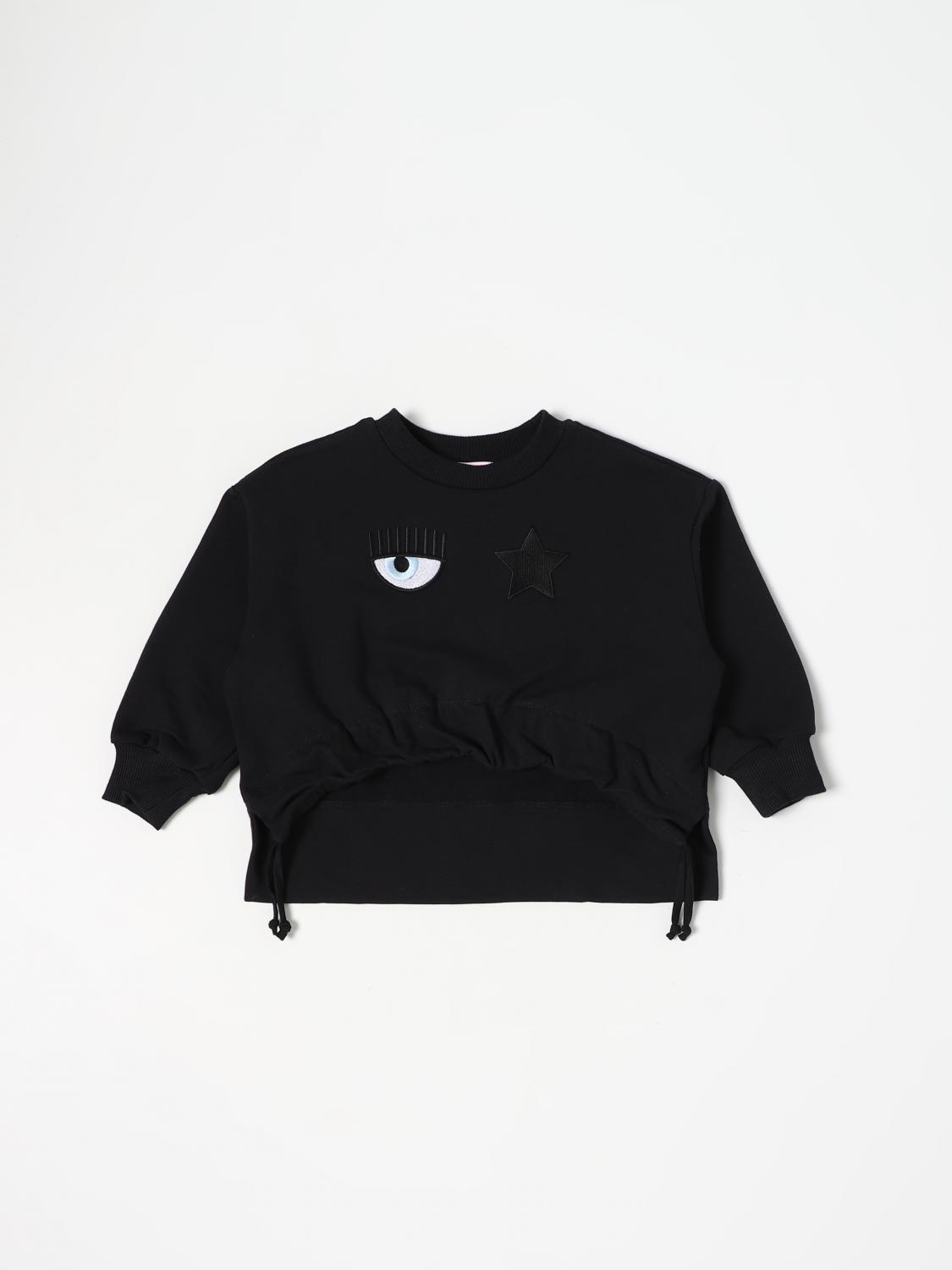 CHIARA FERRAGNI SWEATER: Sweater kids Chiara Ferragni, Black - Img 1