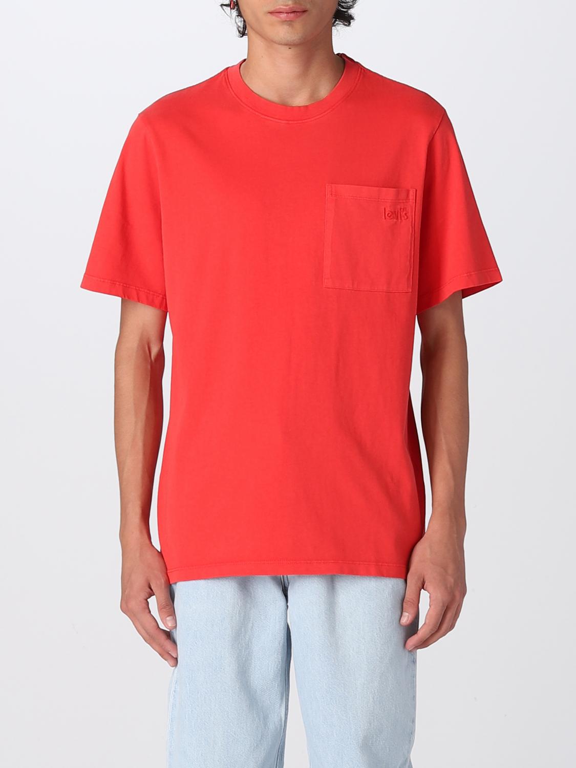 LEVI'S T-SHIRT: T-shirt men Levi's, Red - Img 1