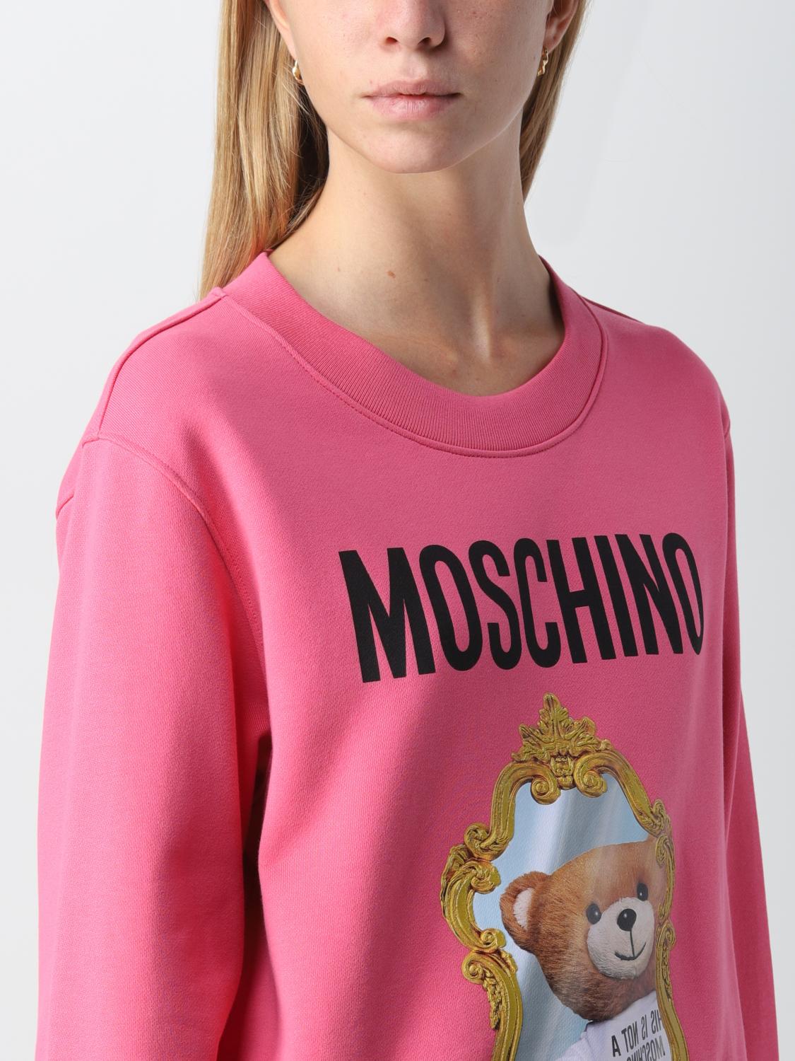 MOSCHINO COUTURE SUDADERA: Sudadera mujer Moschino Couture, Fucsia - Img 3