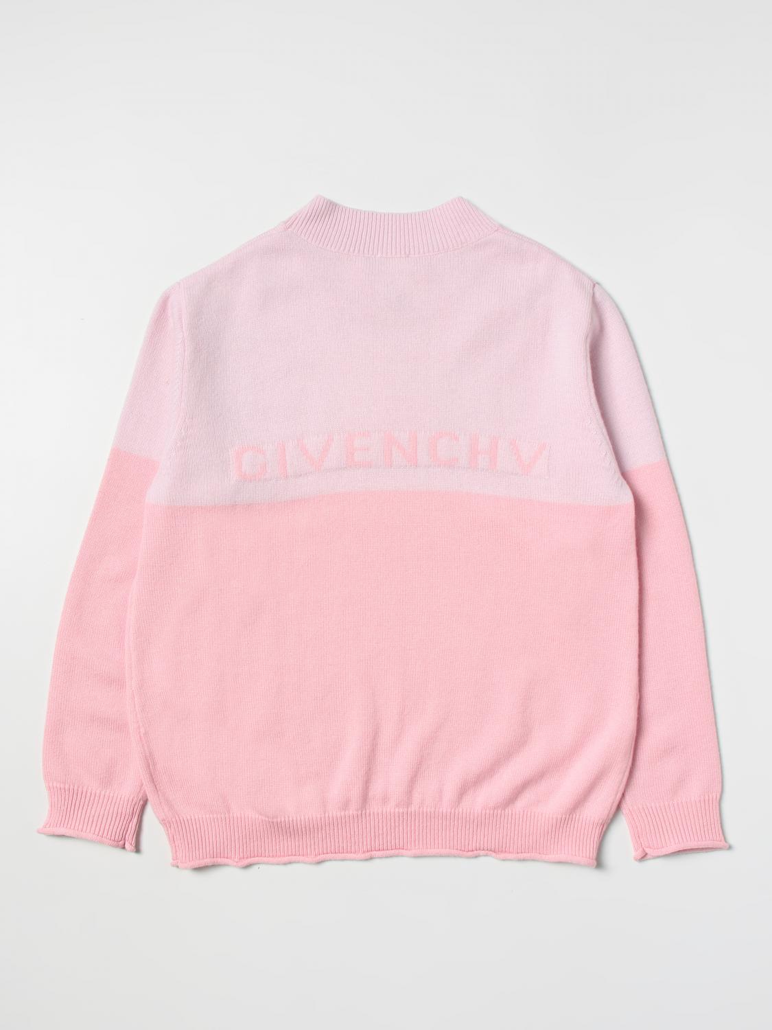 GIVENCHY PULLOVER: Givenchy Mädchen Pullover, Pink - Img 2