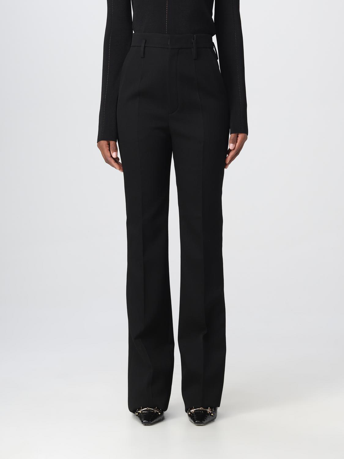 SAINT LAURENT: Pants women - Black | Saint Laurent pants