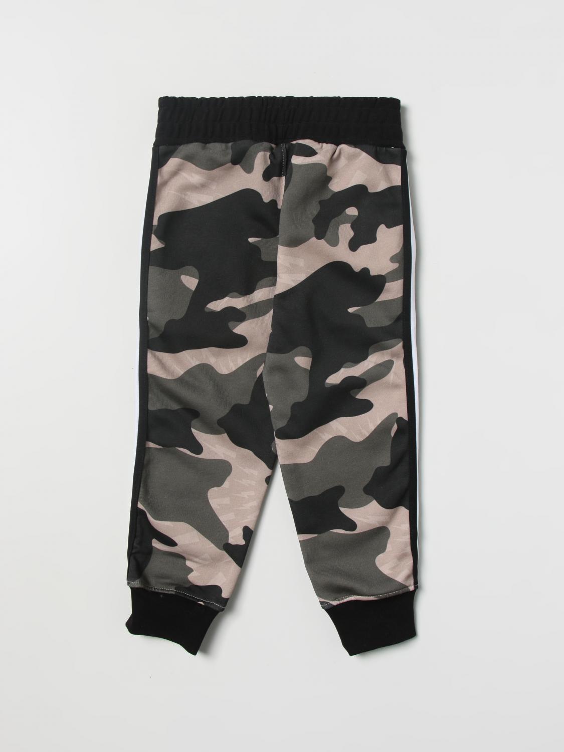 NEIL BARRETT KIDS PANTS: Pants kids Neil Barrett, Military - Img 2