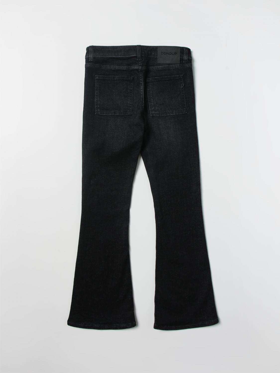 DONDUP KIDS JEANS: Dondup Mädchen Hose, Schwarz - Img 2