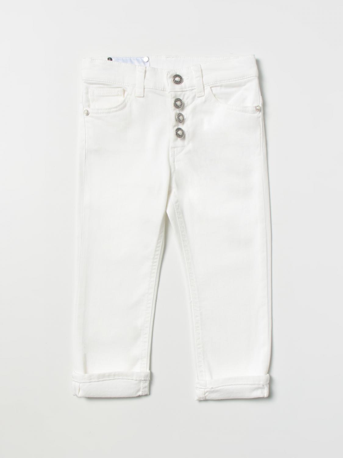 DONDUP KIDS JEANS: Dondup Mädchen Hose, Milch - Img 1