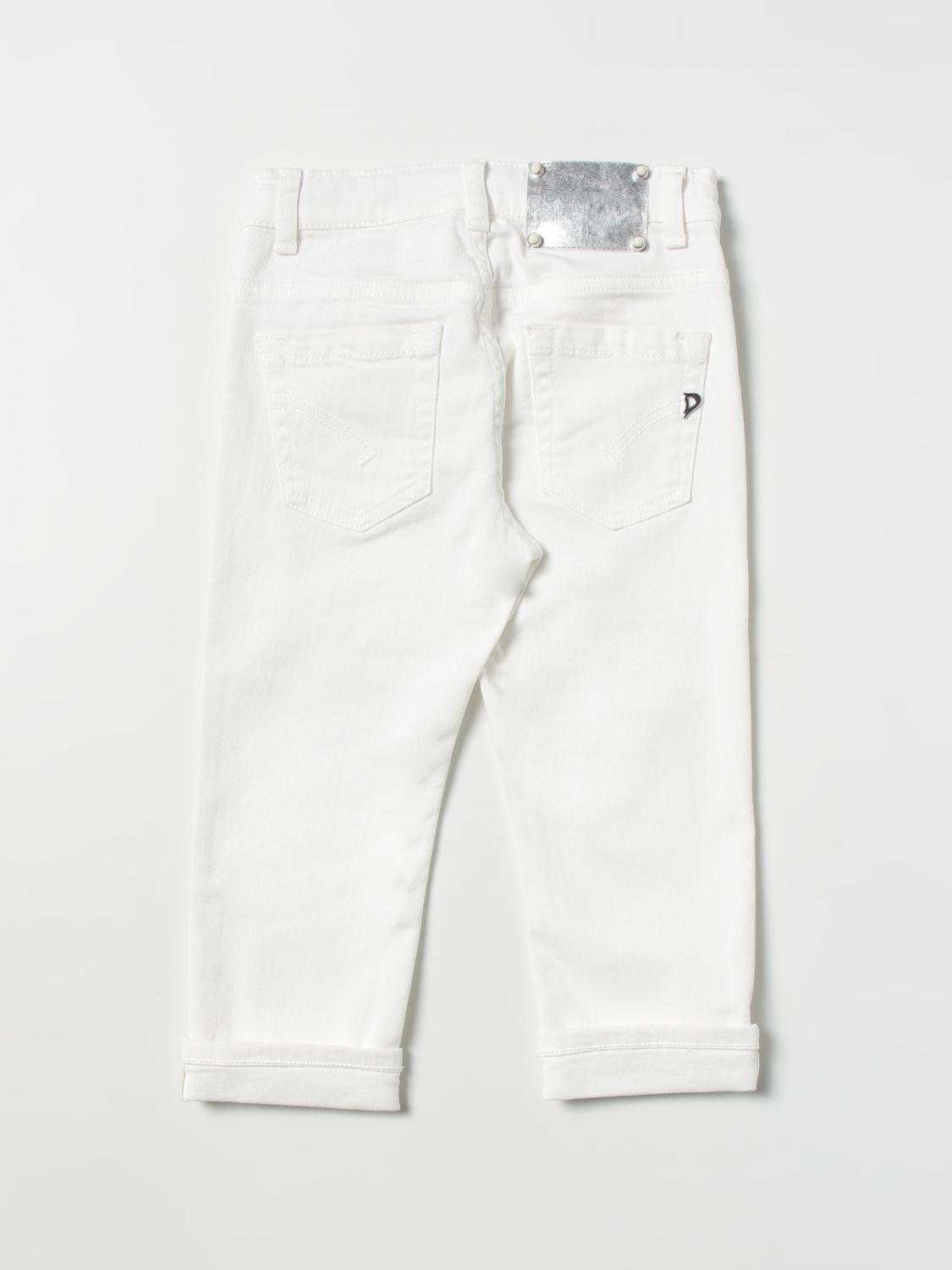 DONDUP KIDS JEANS: Dondup Mädchen Hose, Milch - Img 2